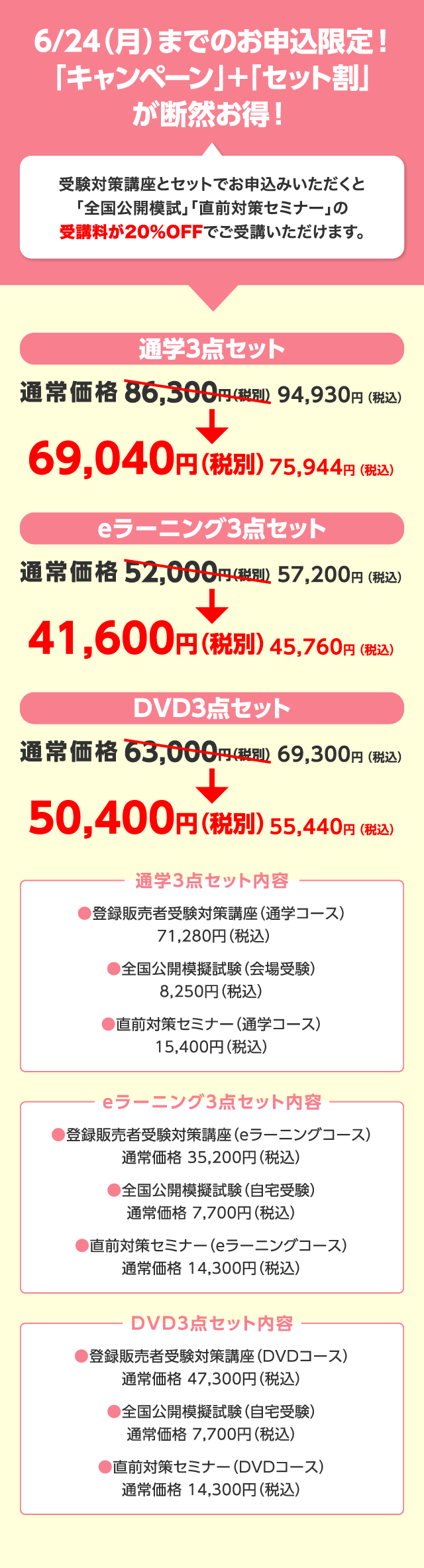 「春の学習応援割」+「セット割」が断然お得！