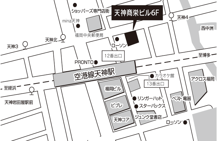福岡会場地図