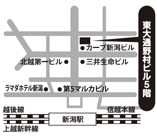 新潟会場地図