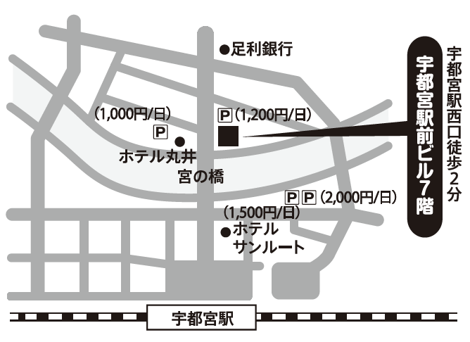 宇都宮会場地図