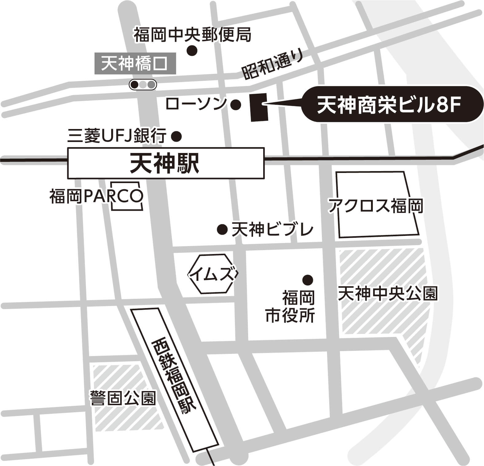 福岡会場地図