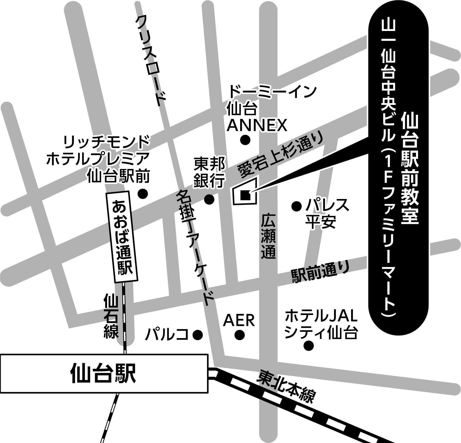 仙台会場地図