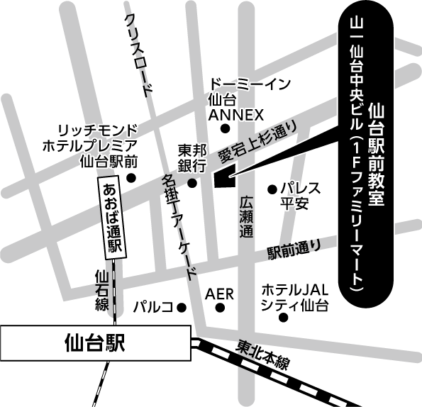 仙台会場地図