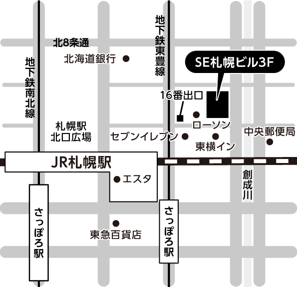 札幌会場地図